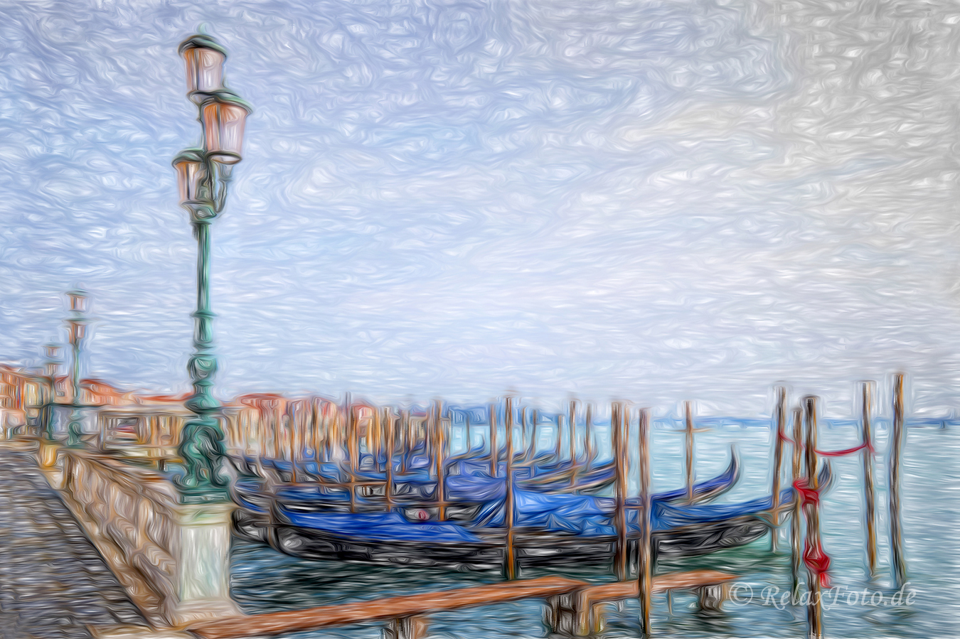 Venedig-Gondeln-venezianische-Fotokunst-Fotomalerei-A_SAM0463-a.jpg